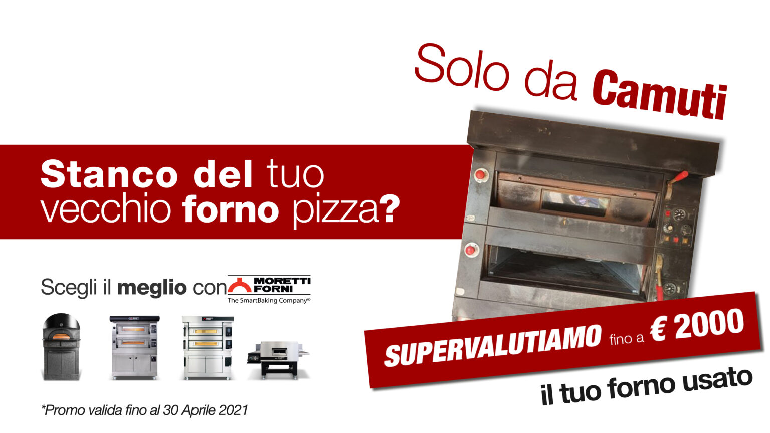 promo nuovo forno pizza