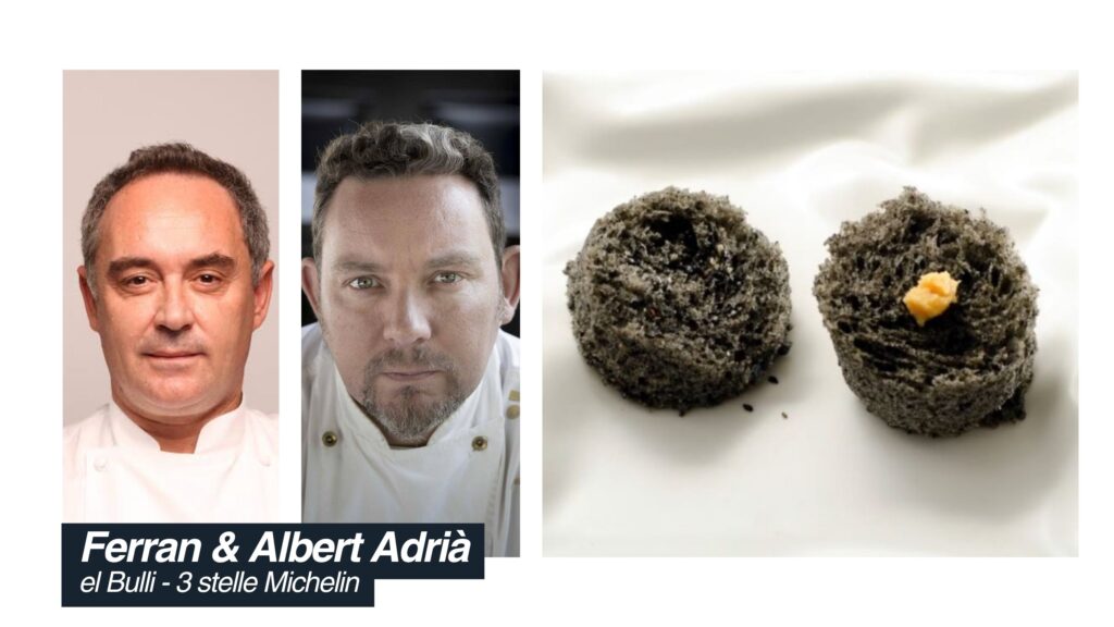 Ferran e Albert Adrià di elBulli (3 stelle Michelin) e il pan di spagna al sifone cotto con microonde professionale